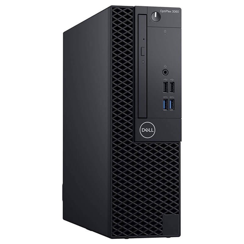 Calculatoare second hand Dell OptiPlex 3060 SFF, Hexa Core i5-9500, 8GB DDR4, 256GB SSD