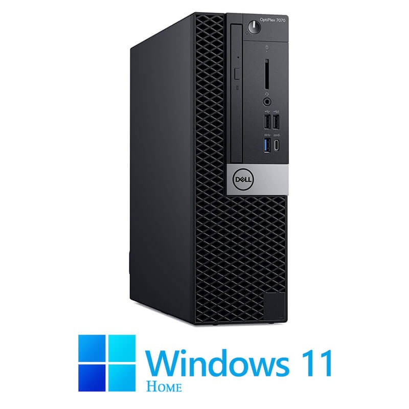Calculator Dell OptiPlex 7070 SFF, i5-9500, 16GB DDR4, 256GB SSD, Win 11 Home