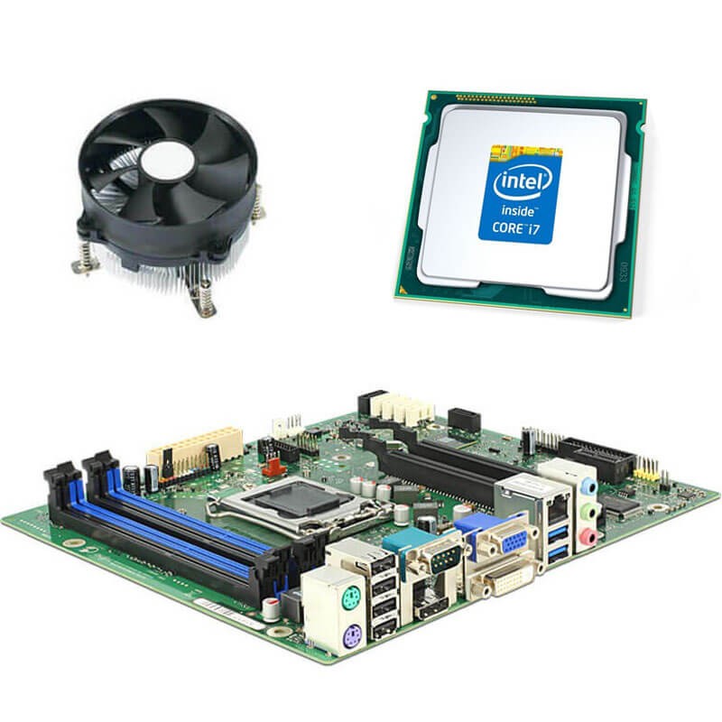 Kit Placi de baza Fujitsu D3221-B, Intel Quad Core i7-4770, Cooler