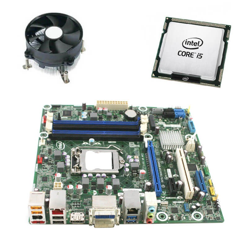 Kit Placi de baza Intel DQ77MK, Intel Quad Core i5-3470S, Cooler