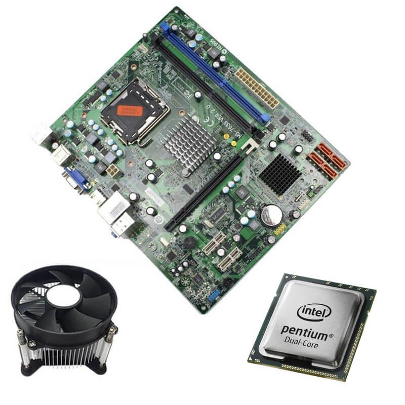 Kit Placi de baza Medion MS-7633, Intel Dual Core E5700, Cooler