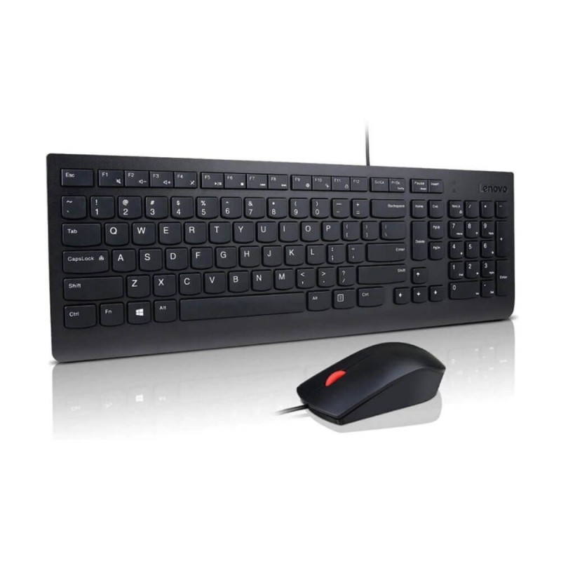 Kit Tastatura + Mouse Lenovo Essential, QWERTY Olandeza