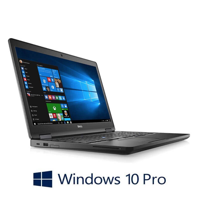 Laptop Dell Latitude 5590, i5-7300U, SSD, Full HD, Webcam, Win 10 Pro