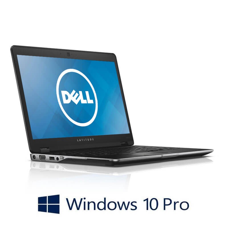 Laptop Dell Latitude 6430u, Intel i7-3687U, 128GB SSD, 14 inci, Webcam, Win 10 Pro