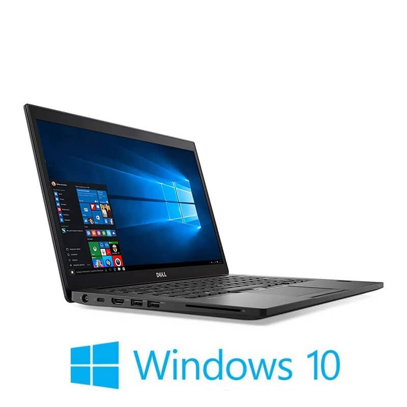 Laptop Dell Latitude 7480, Intel i7-6600U, 256GB SSD, Full HD, Webcam, Win 10 Home