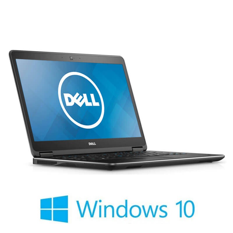 Laptop Dell Latitude E7440, i7-4600U, 256GB SSD NOU, Full HD, Webcam, Win 10 Home