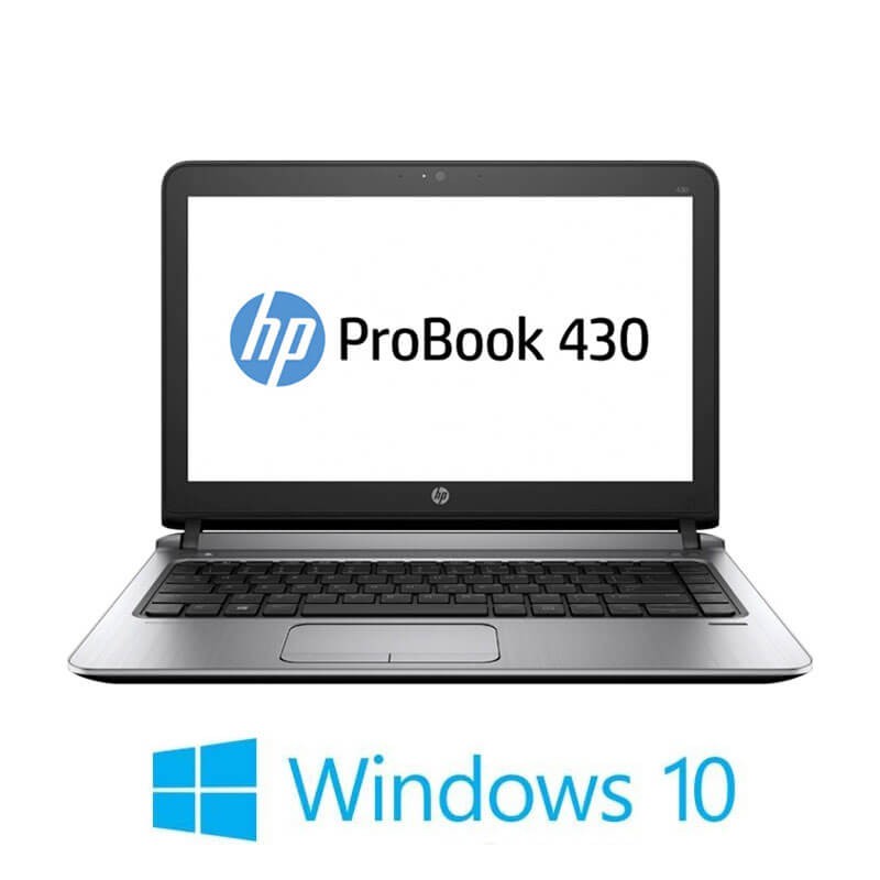 Laptop HP ProBook 430 G3, i5-6200U, 256GB SSD M.2, 13.3 inci, Webcam, Win 10 Home