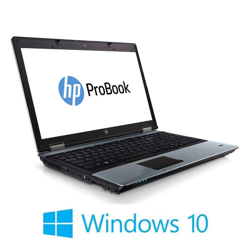 Laptop HP ProBook 6550b, Intel Core i5-450M, 15.6 inci, Webcam, Win 10 Home