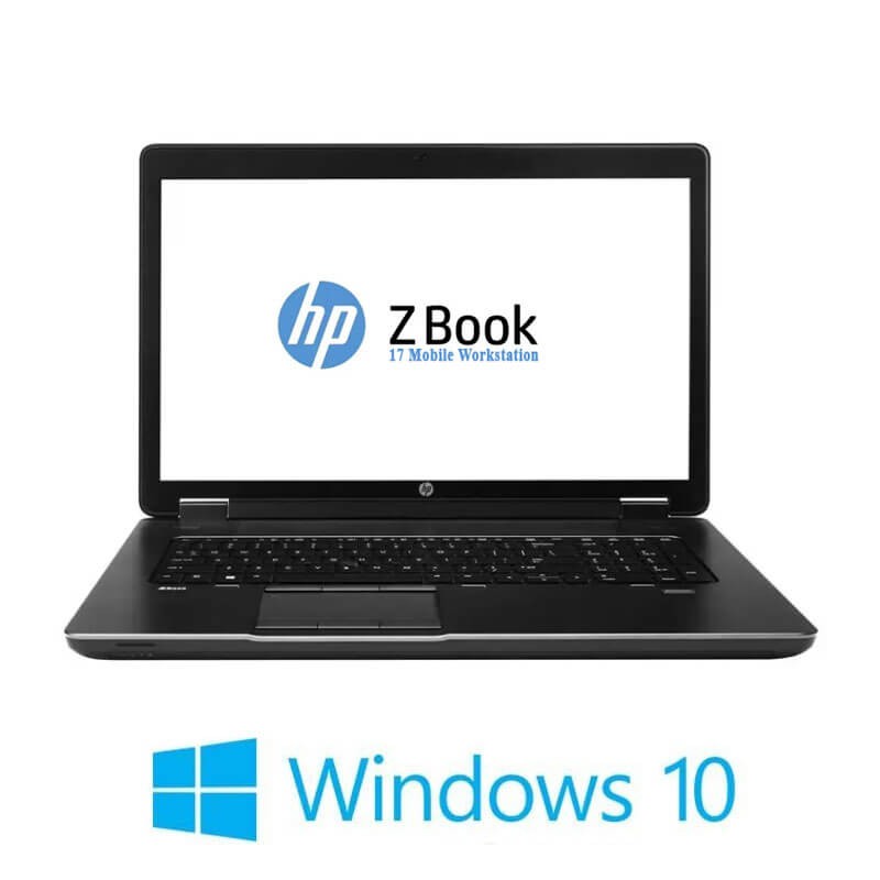 Laptop HP ZBook 17 G3, Quad Core i7-6820HQ, 32GB DDR4, 2TB SSD, Win 10 Home