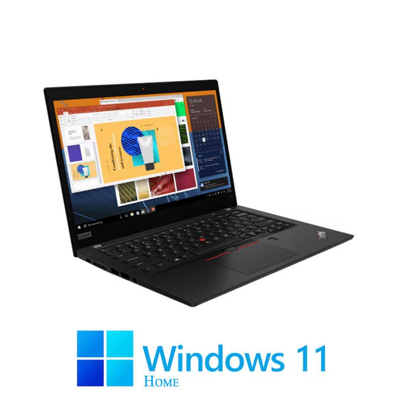 Laptop Lenovo X390, Quad Core i5-8365U, 8GB, 256GB SSD, FHD IPS, Win 11 Home