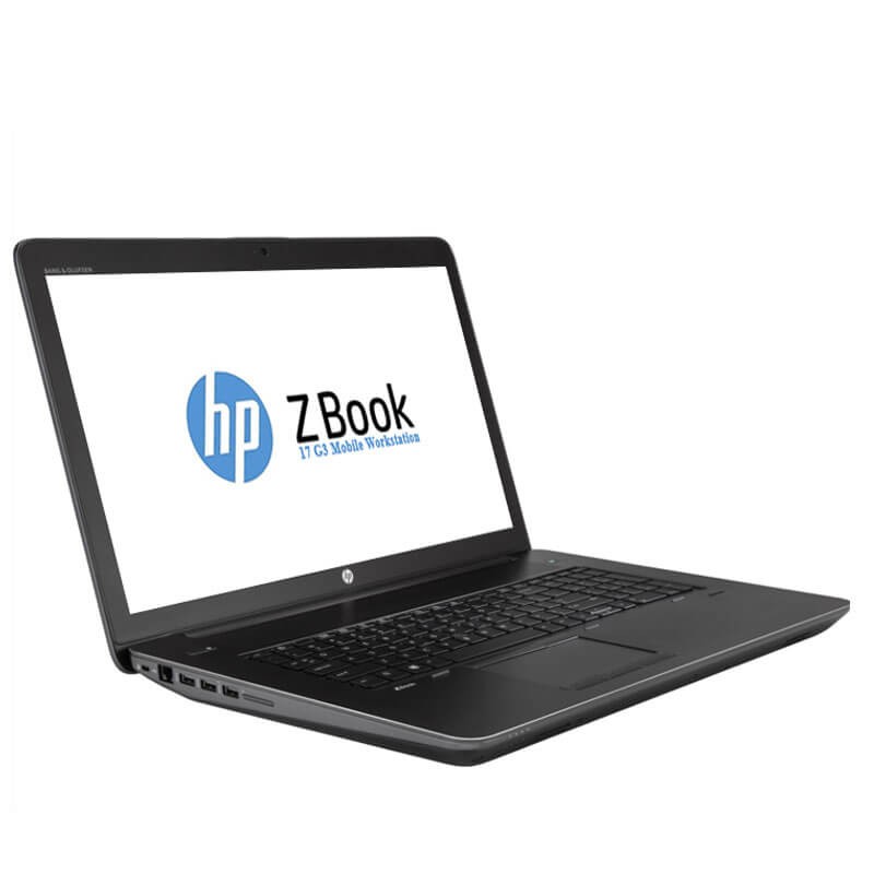 Laptop second hand HP ZBook 17 G3, Quad Core i7-6820HQ, 32GB, 2TB SSD, 17.3 inci, Grad B