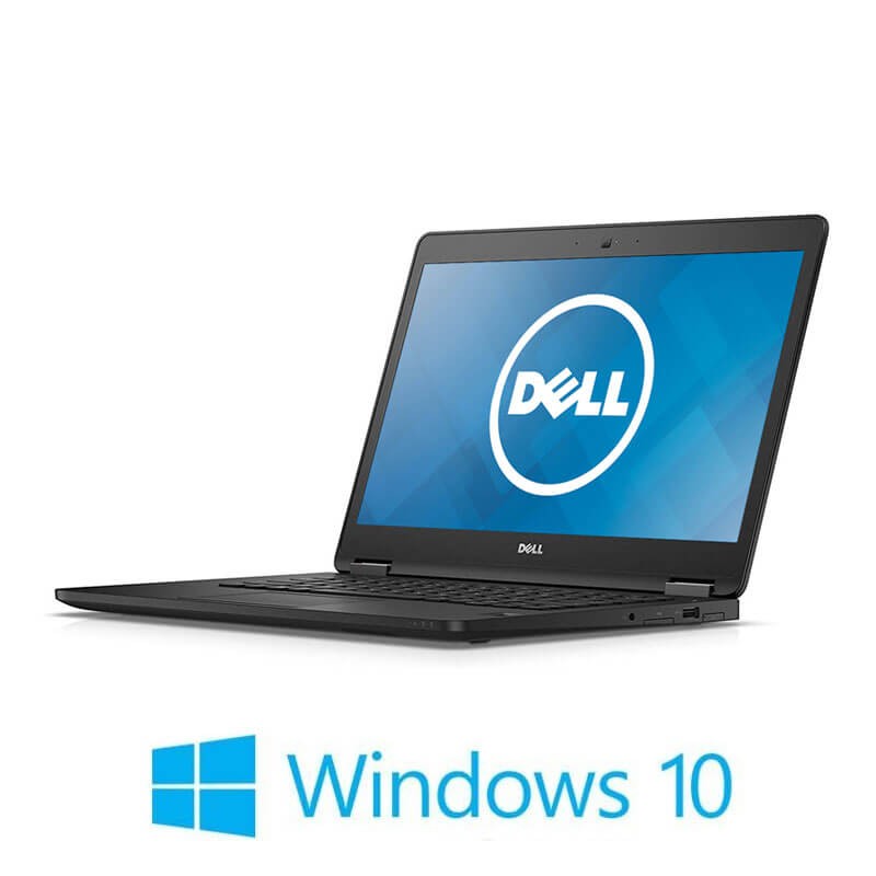 Laptopuri Dell Latitude E7470, i5-6200U, 256GB SSD NVMe, Full HD, Webcam, Win 10 Home