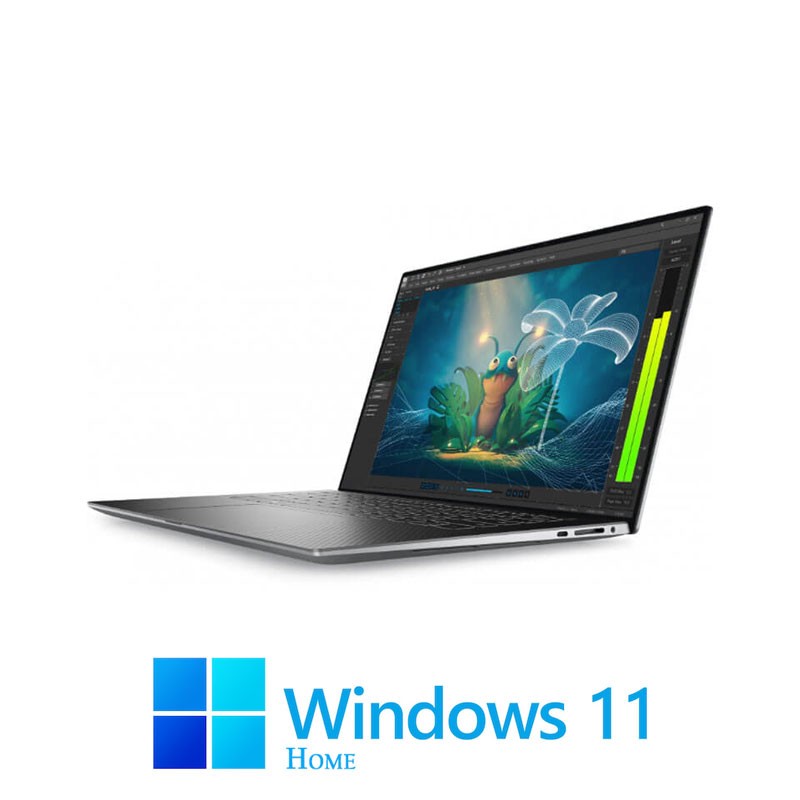 Laptopuri Dell Precision 5570, i7-12800H, Display NOU 4K, RTX A2000 8GB, Win 11 Home