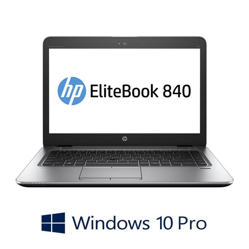 Laptopuri HP EliteBook 840 G4, Intel i7-7600U, 512GB SSD, Full HD, Webcam, Win 10 Pro