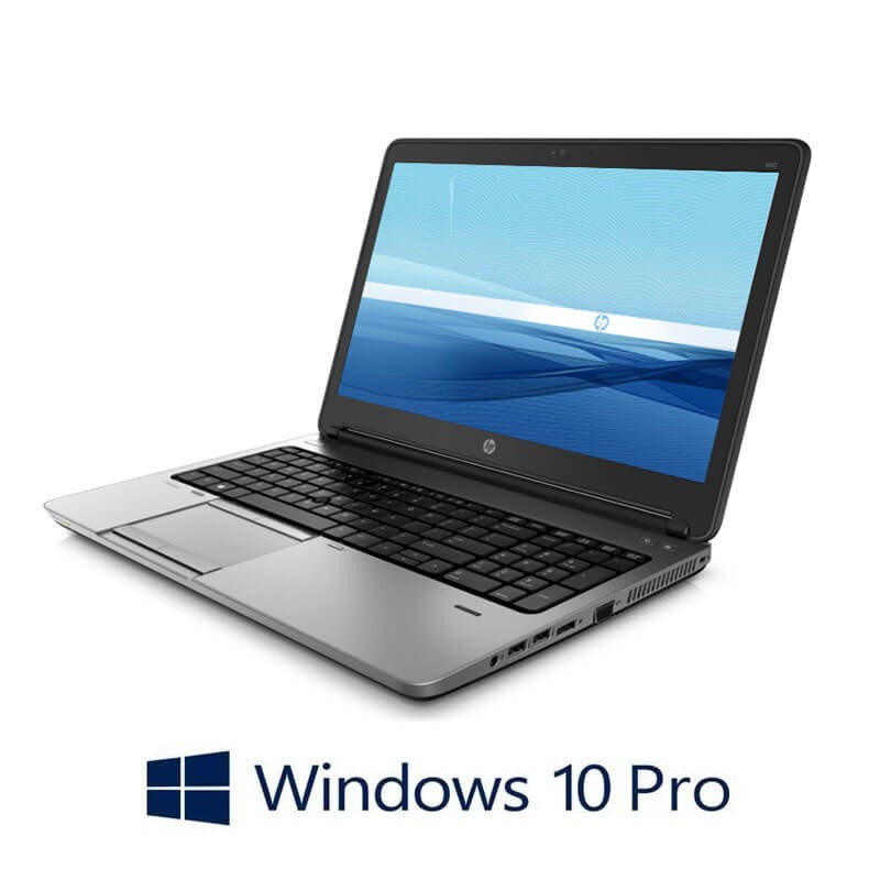 Laptopuri HP ProBook 650 G2, i5-6200U, SSD, Display NOU Full HD, Webcam, Win 10 Pro