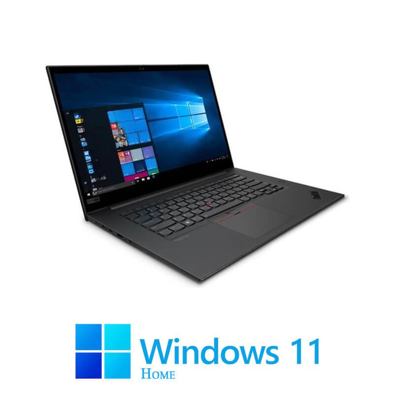 Laptopuri Lenovo P1 Gen 3, i7-10875H, SSD, Display NOU 4K, Quadro T1000, Win 11 Home