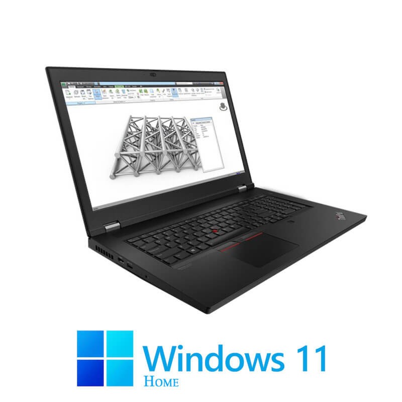 Laptopuri Lenovo P17 Gen 1, W-10855M, 64GB DDR4, SSD, RTX 5000 16GB, Win 11 Home