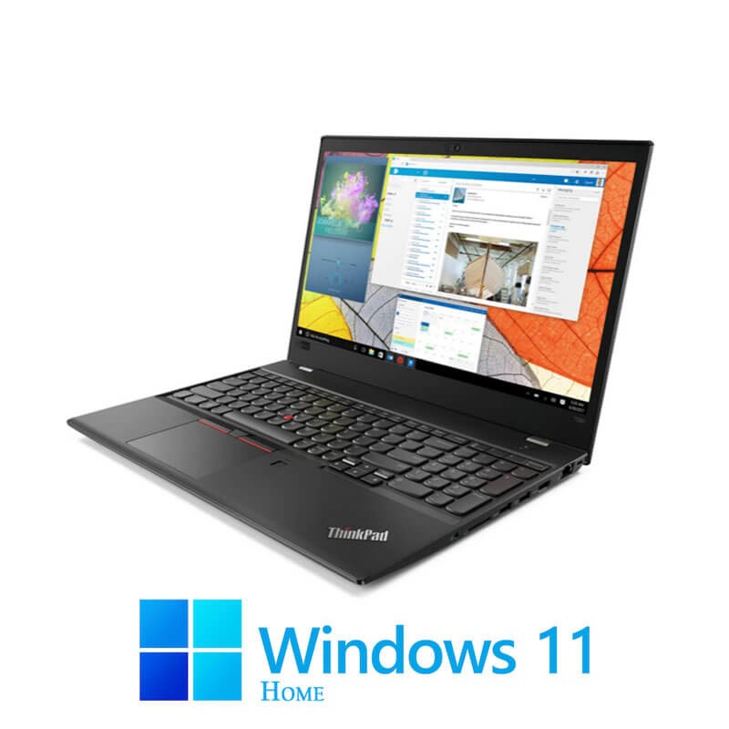 Laptopuri Lenovo T580, Quad Core i7-8650U, 32GB, SSD, Display NOU FHD, Win 11 Home