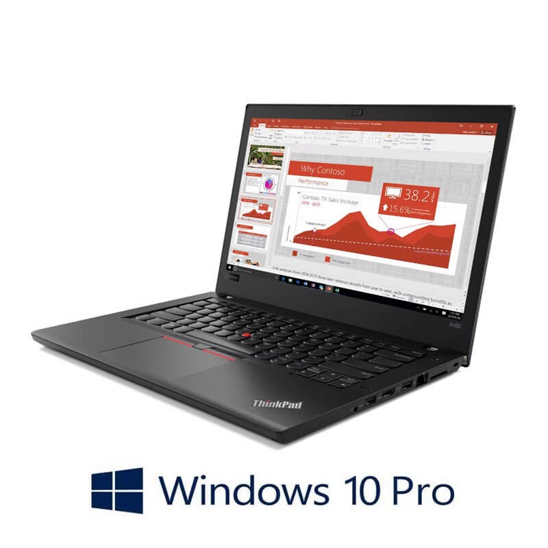 Laptopuri Lenovo ThinkPad A485, Ryzen 5 2500U, SSD, Display NOU Full HD, Win 10 Pro