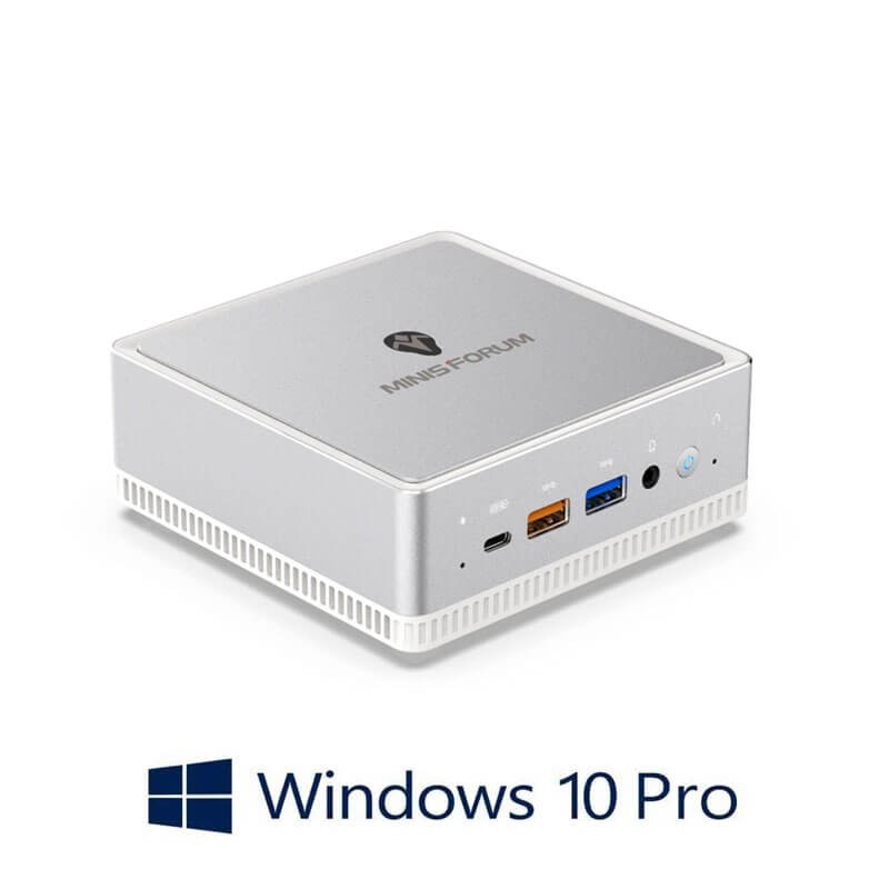 Mini Calculatoare NOU Open Box MINISFORUM NUC UM300, Ryzen 3 3300U, 512GB SSD, Win 10 Pro