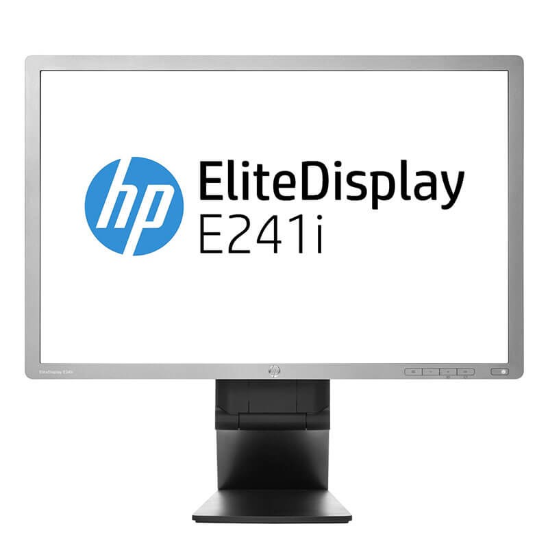 Monitor LED HP EliteDisplay E241i, 24 inci Full HD, Panel IPS