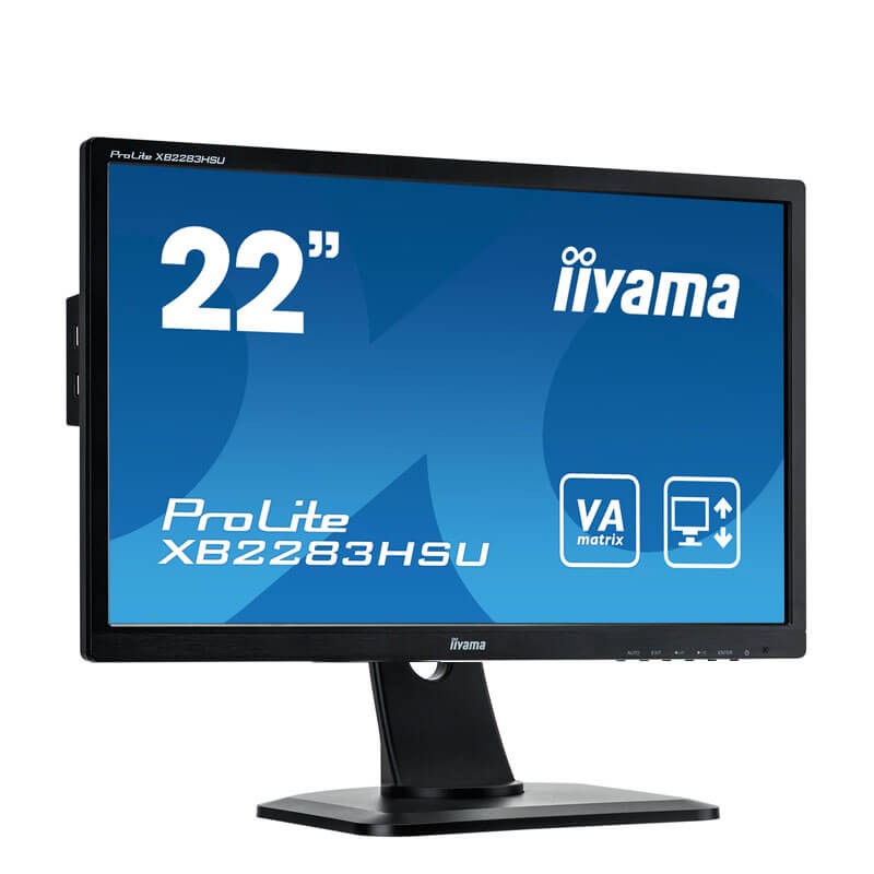 Monitor LED Iiyama ProLite XB2283HSU, 21.5 inci Full HD, Panel VA