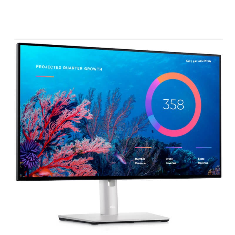 Monitor LED second hand Dell UltraSharp U2422HE, 24 inci Full HD, Panel IPS, Grad B