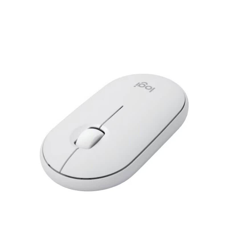 Mouse Bluetooth Logitech Pebble 2 M350S Alb, Multi-Device