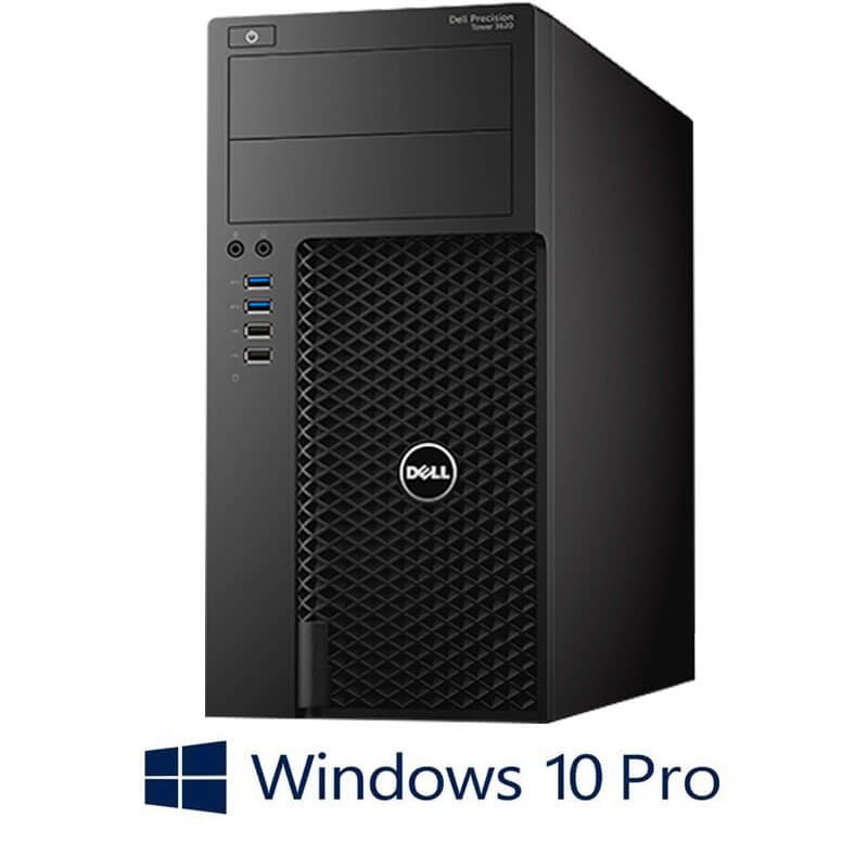 Statie grafica Dell Precision 3620 MT, Quad Core i7-7700K, Quadro K4000, Win 10 Pro
